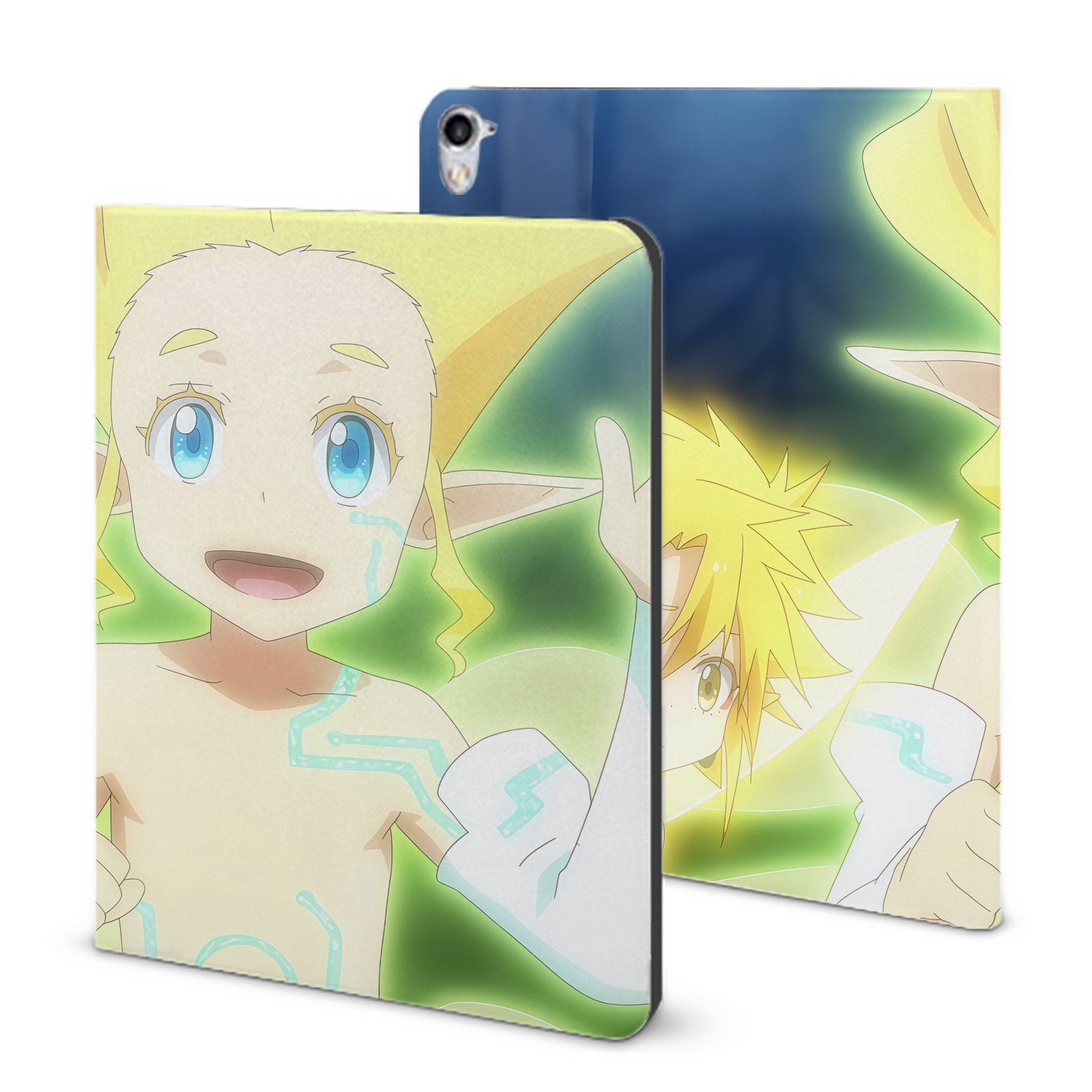 （画像用） 転スラ Regarding Reincarnated to Slime IPad ケース ブック型 PUレザー TPU 耐衝撃 軽量 薄型 ペン収納なし 全面保護 IPad 各モデル対応